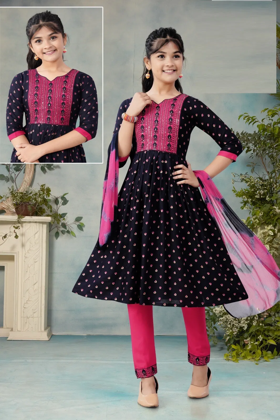 Kids Parnika Pant Set Vol 2 Girls Wear Kurti With Bottom Dupatta Wholesale Price In Surat
